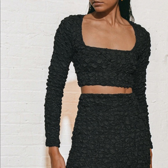 MARA HOFFMAN Kiyoko Popcorn Textured Top - Picture 2 of 8